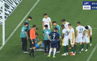 国安门将传球失误致战术问题，韩佳奇伤、侯森失球。